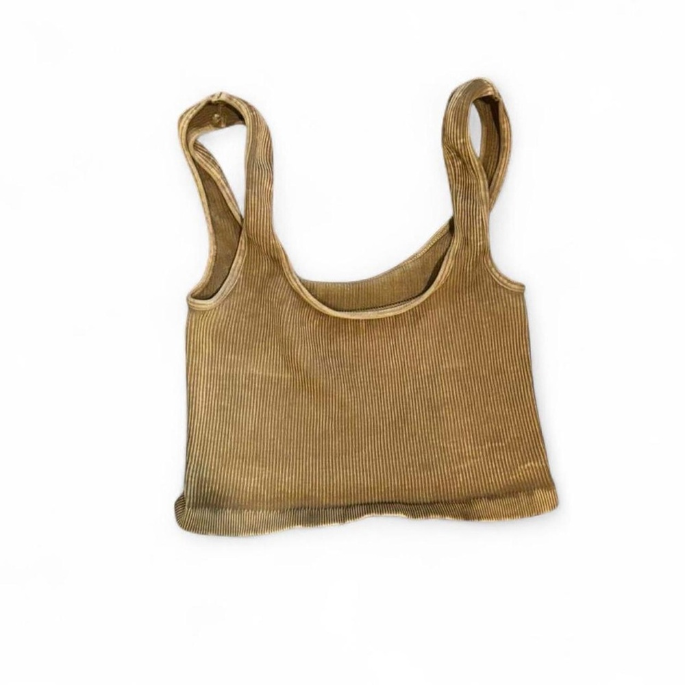 Free People Movement Ribbed Crop Top Bra Top